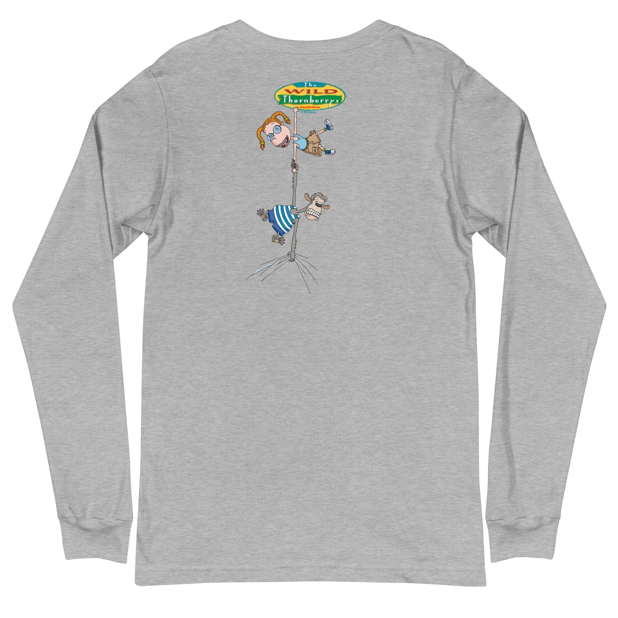The Wild Thornberrys Danger Quicksand Adult Long Sleeve T-Shirt - Image 12