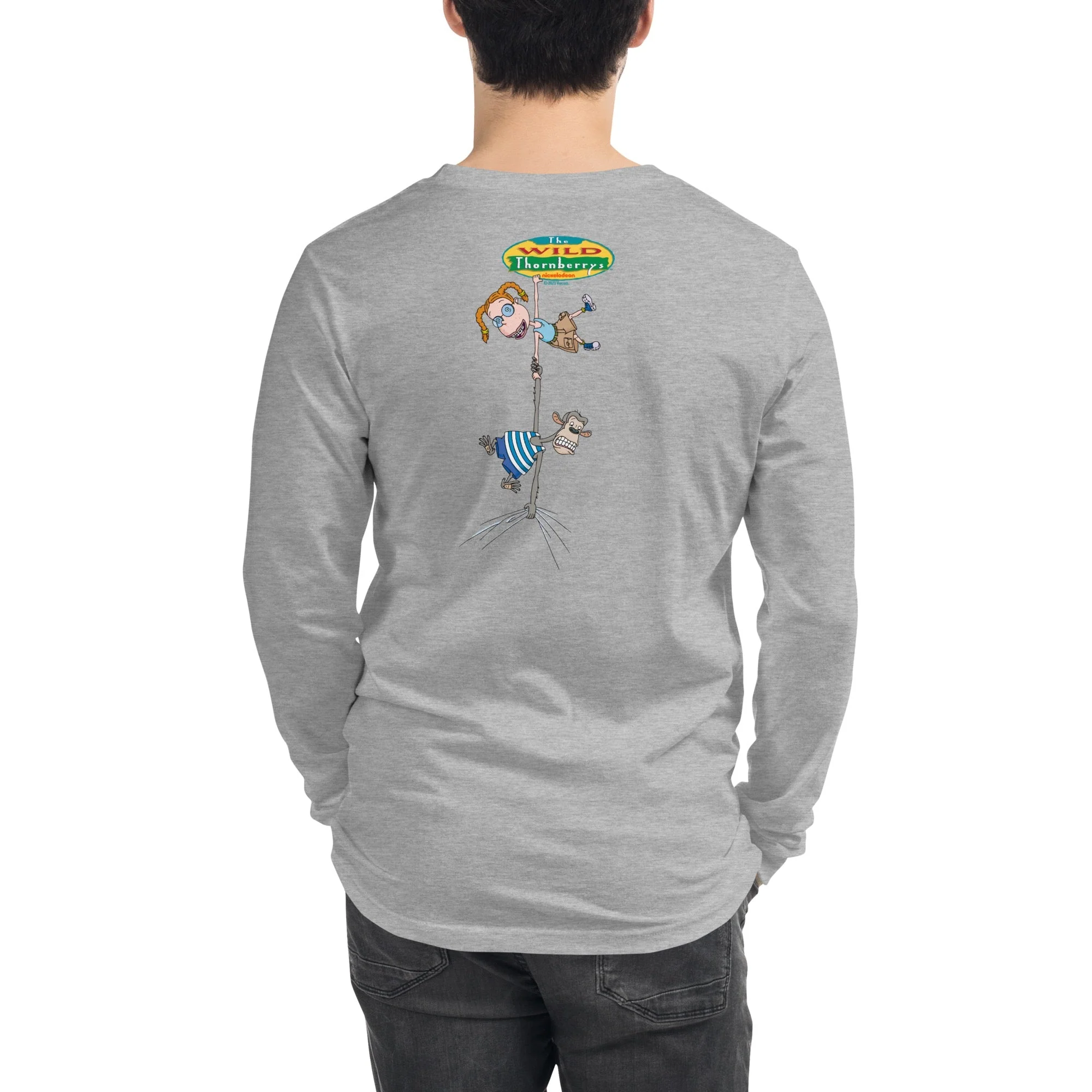 The Wild Thornberrys Danger Quicksand Adult Long Sleeve T-Shirt - Image 14