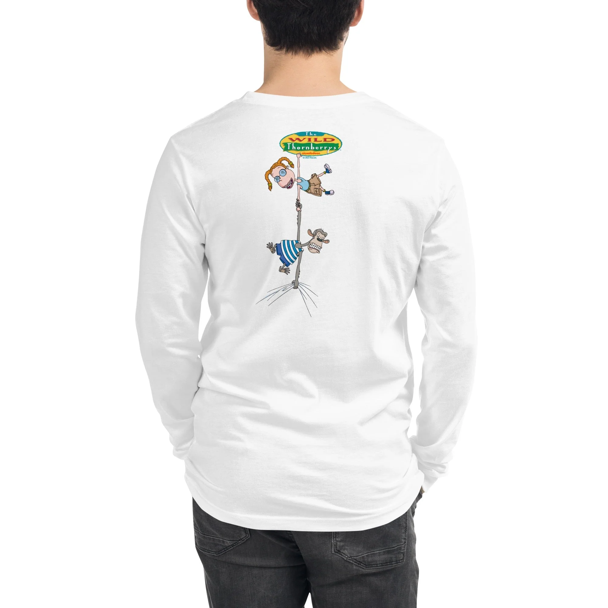 The Wild Thornberrys Danger Quicksand Adult Long Sleeve T-Shirt - Image 17