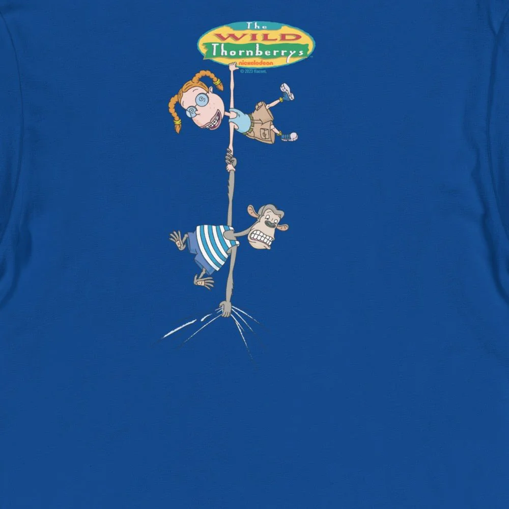 The Wild Thornberrys Danger Quicksand Adult Long Sleeve T-Shirt - Image 3