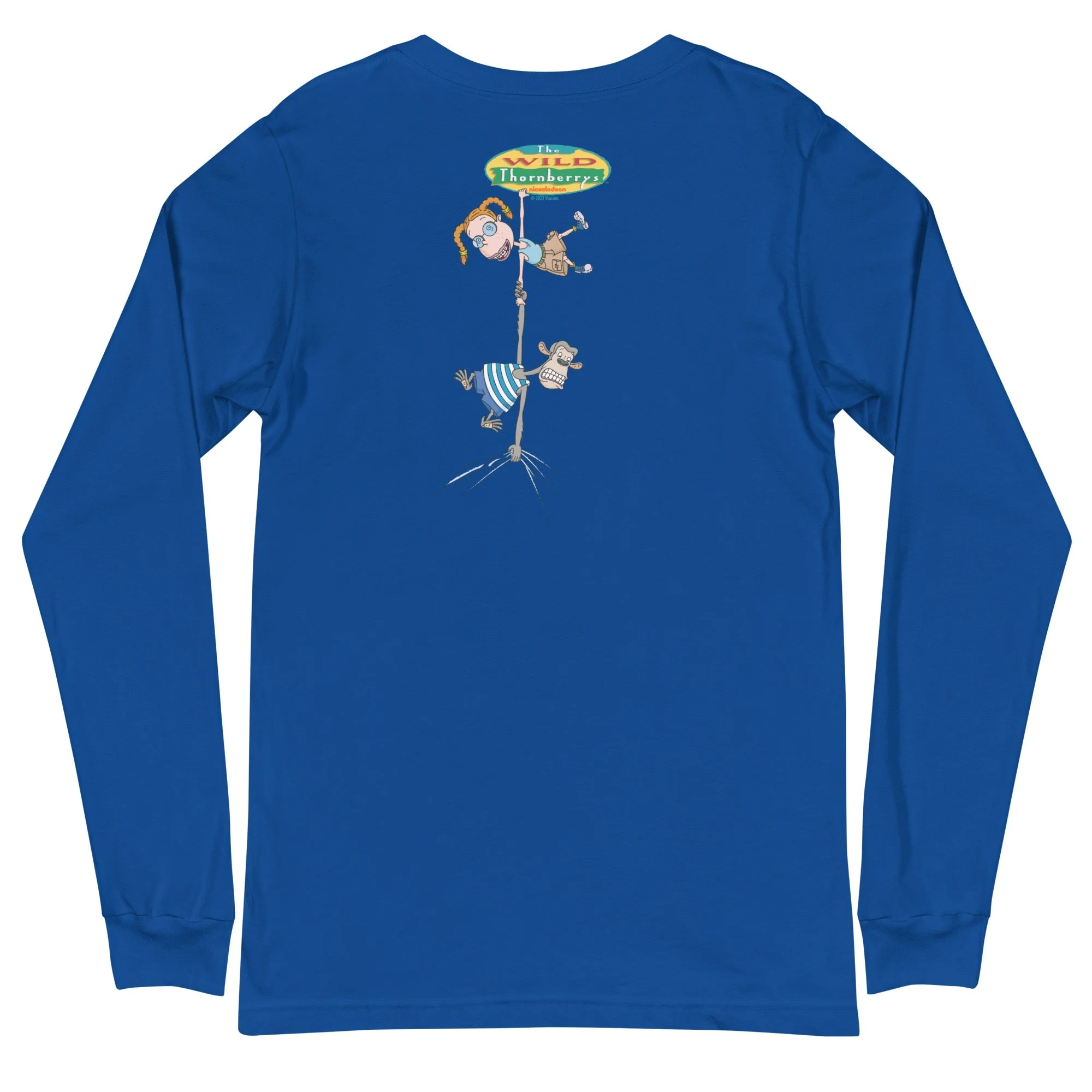 The Wild Thornberrys Danger Quicksand Adult Long Sleeve T-Shirt - Image 4