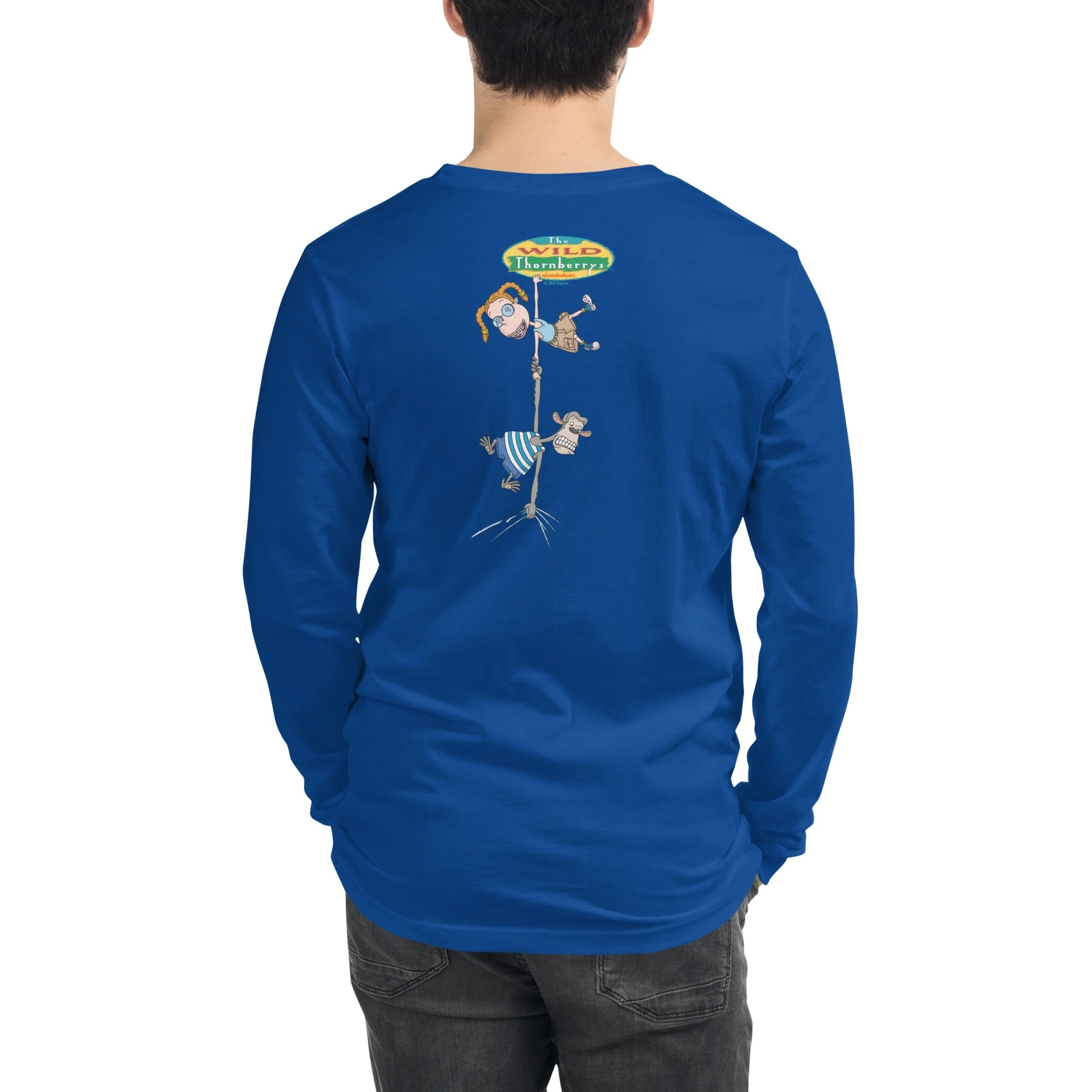 The Wild Thornberrys Danger Quicksand Adult Long Sleeve T-Shirt - Image 5