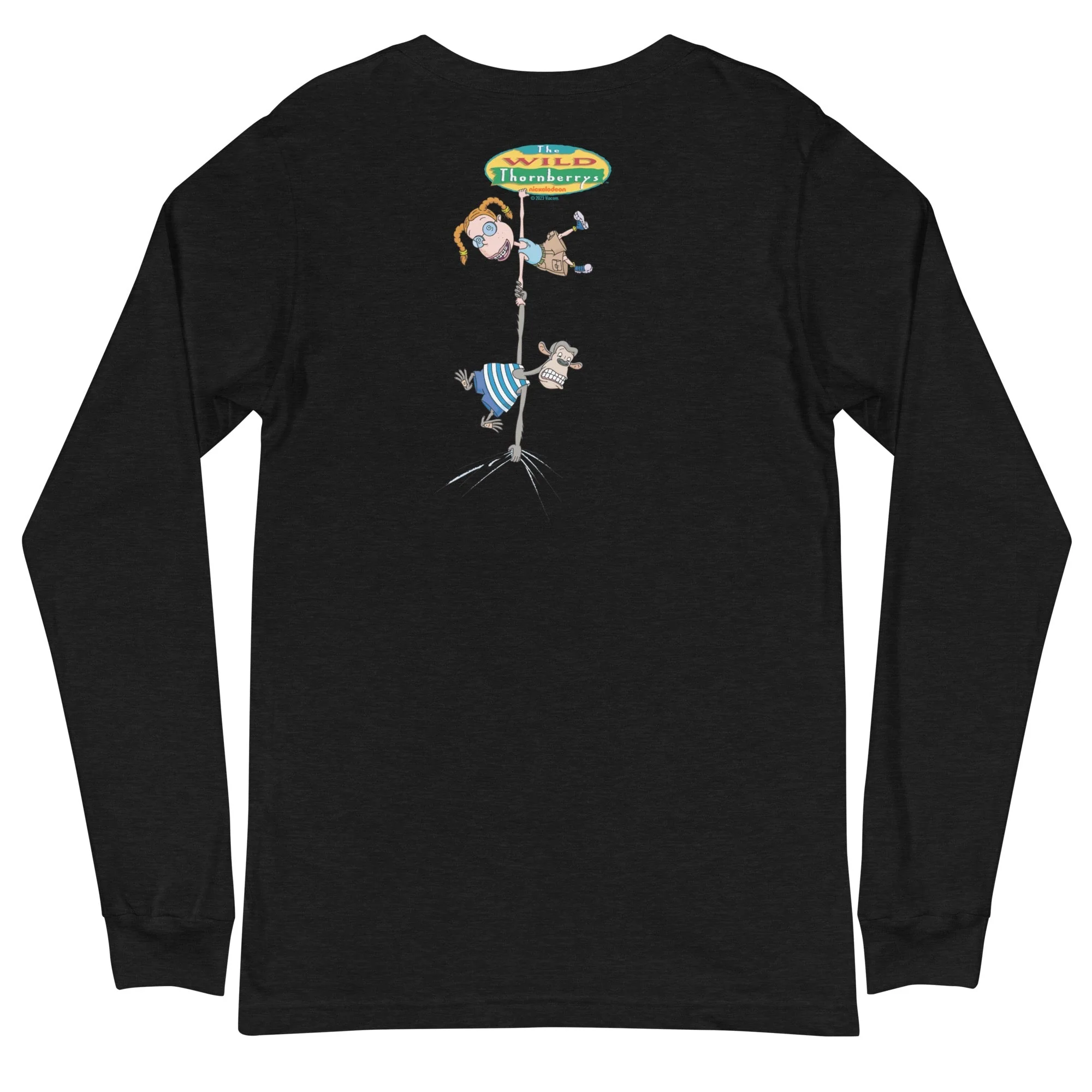 The Wild Thornberrys Danger Quicksand Adult Long Sleeve T-Shirt - Image 8