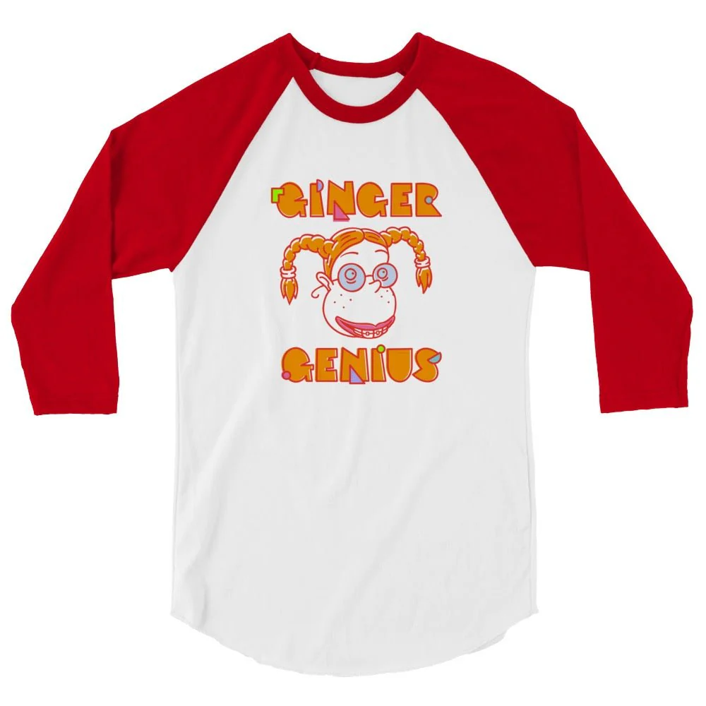 The Wild Thornberrys Ginger Genius Unisex 3/4 Sleeve Raglan Shirt