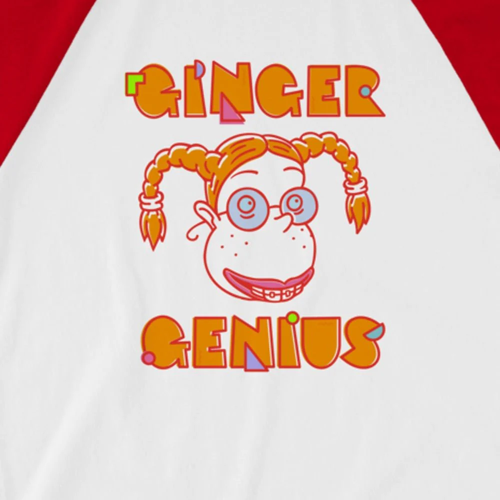 The Wild Thornberrys Ginger Genius Unisex 3/4 Sleeve Raglan Shirt - Image 2