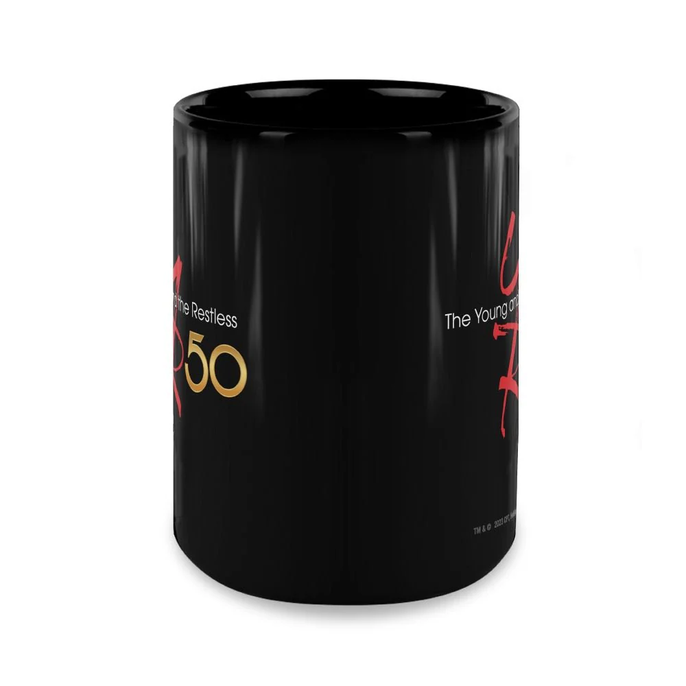 The Young and the Restless 50th Anniversary Black Mug - Image 6