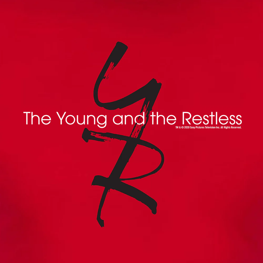 The Young and the Restless Full Color Logo Adult Short Sleeve T-Shirt - Image 3