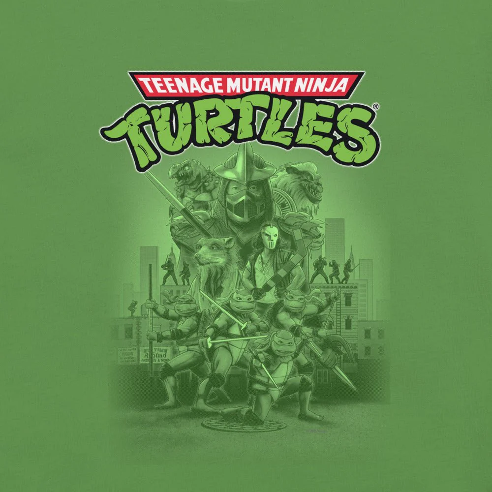 Teenage Mutant Ninja Turtles 40th Anniversary Cast Unisex T-Shirt - Image 3