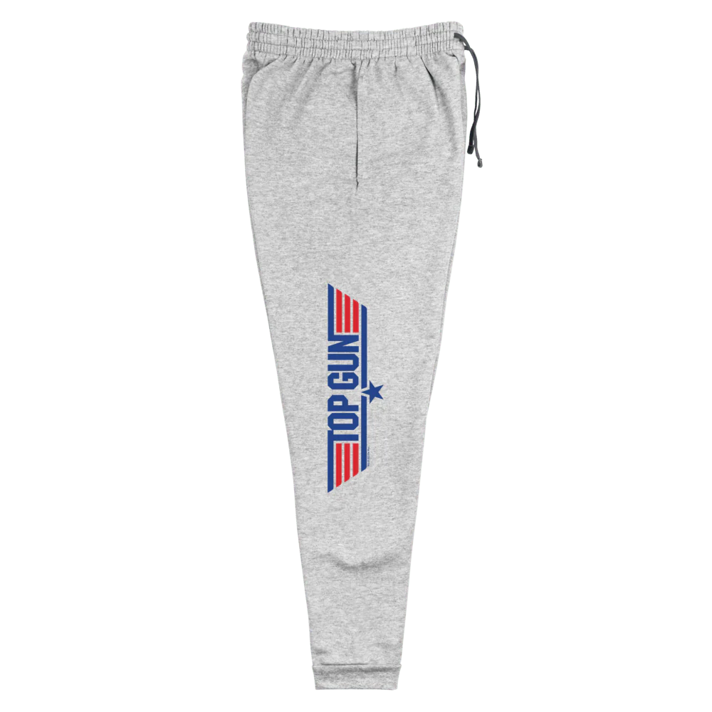 Top Gun Red & Blue Logo Adult Fleece Joggers