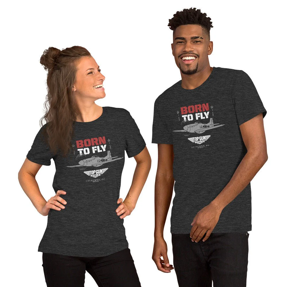 Top Gun: Maverick Born To Fly Unisex Premium T-Shirt - Image 6