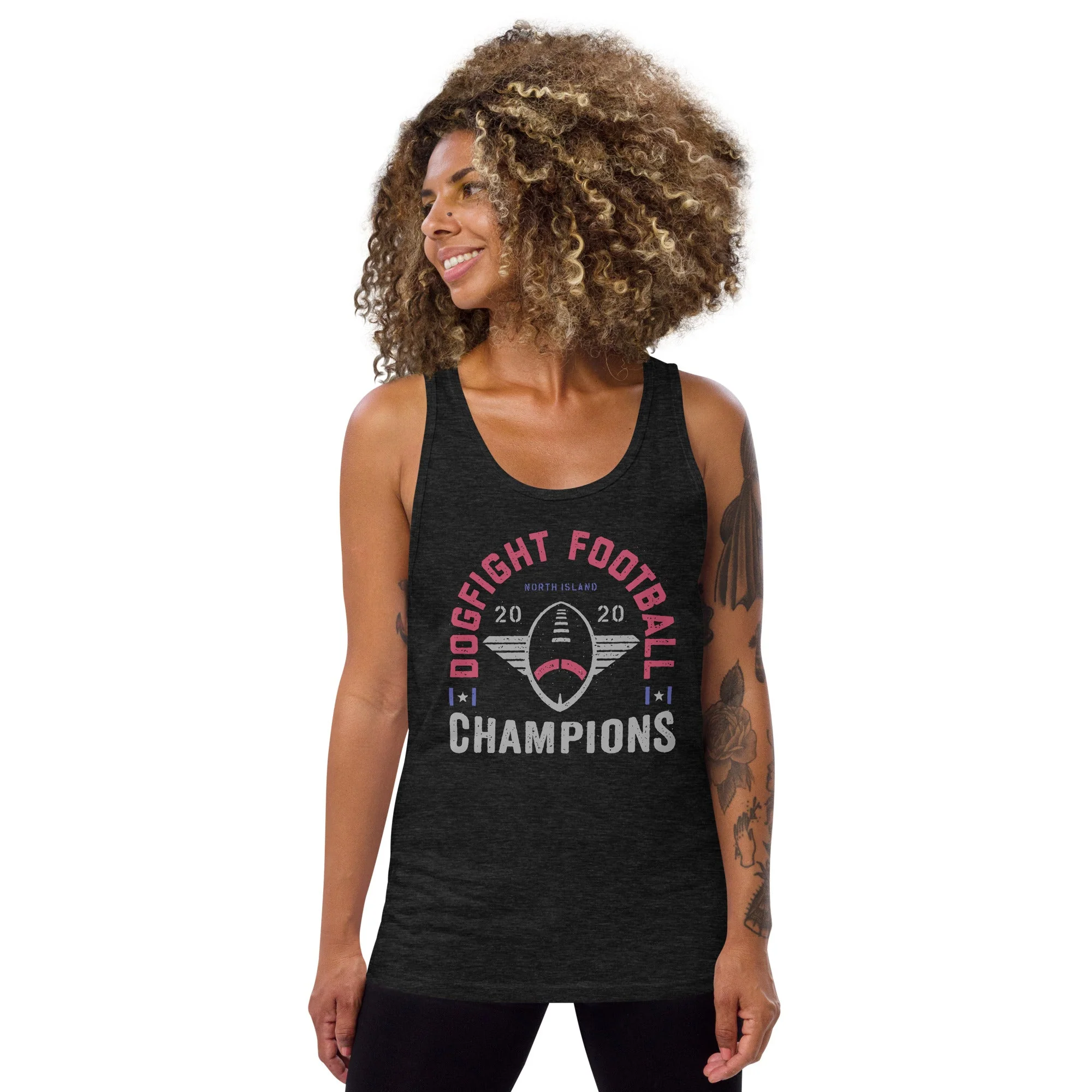 Top Gun: Maverick Dogfight Football Champions Unisex Tank Top - Image 2