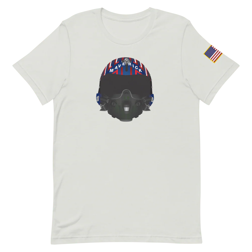 Top Gun Maverick Helmet Unisex Premium T-Shirt - Image 5