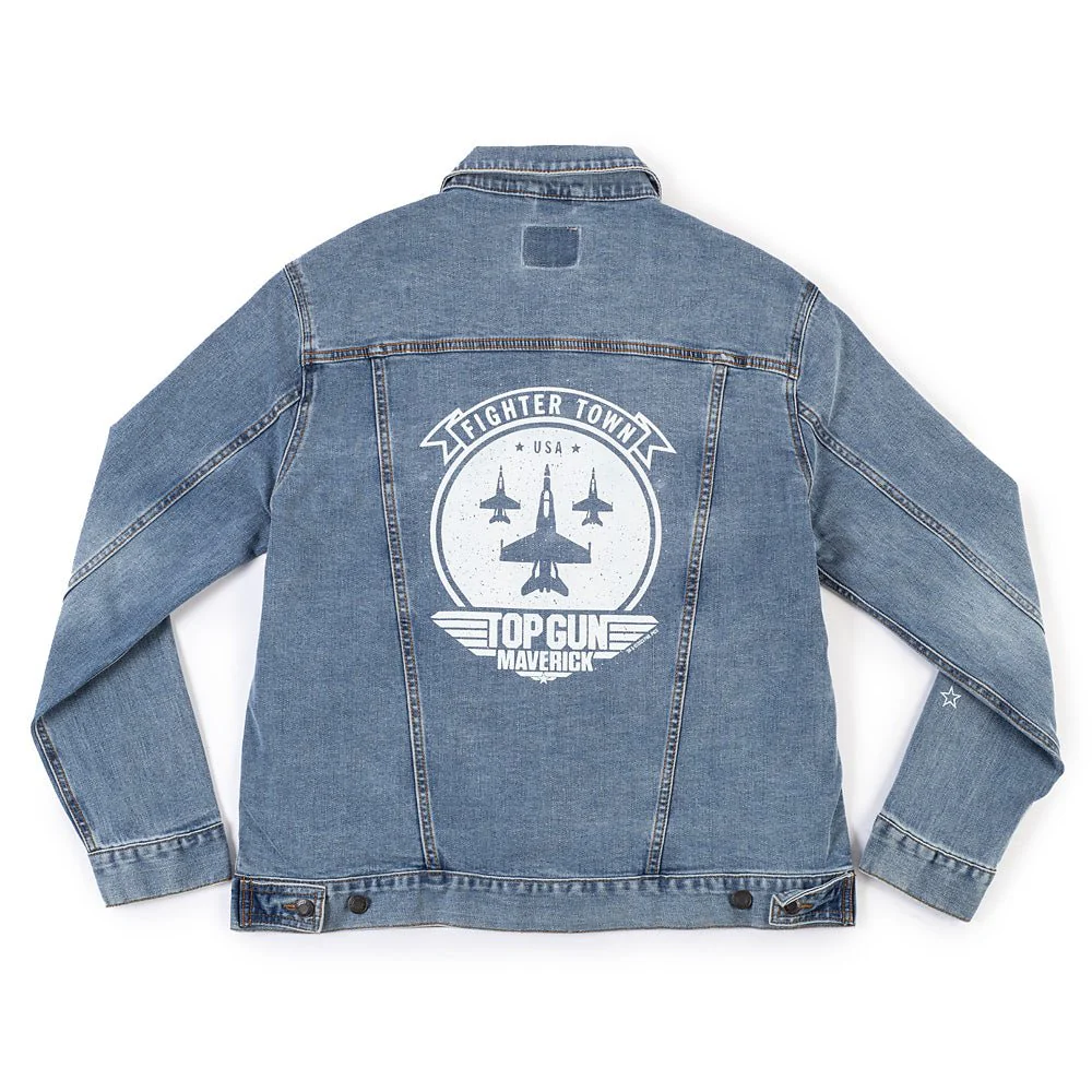 Top Gun: Maverick Printed Denim Jacket - Image 2