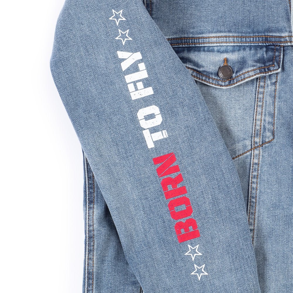 Top Gun: Maverick Printed Denim Jacket - Image 4