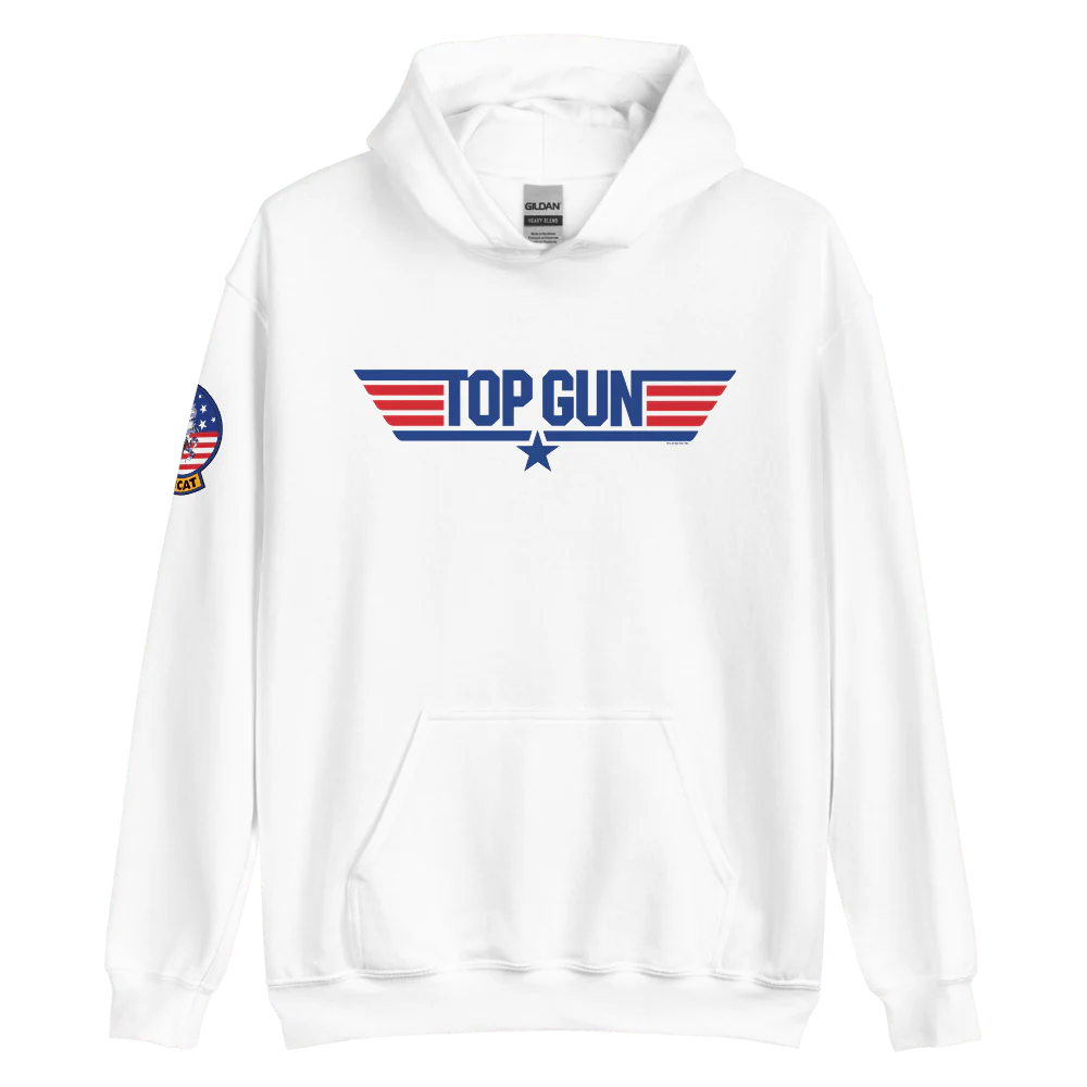 Top Gun Red & Blue Hooded Sweatshirt - Image 5