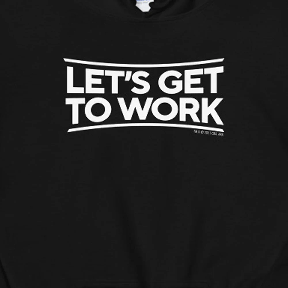 Tough As Nails Let's Get to Work Adult Fleece Hooded Sweatshirt - Image 5