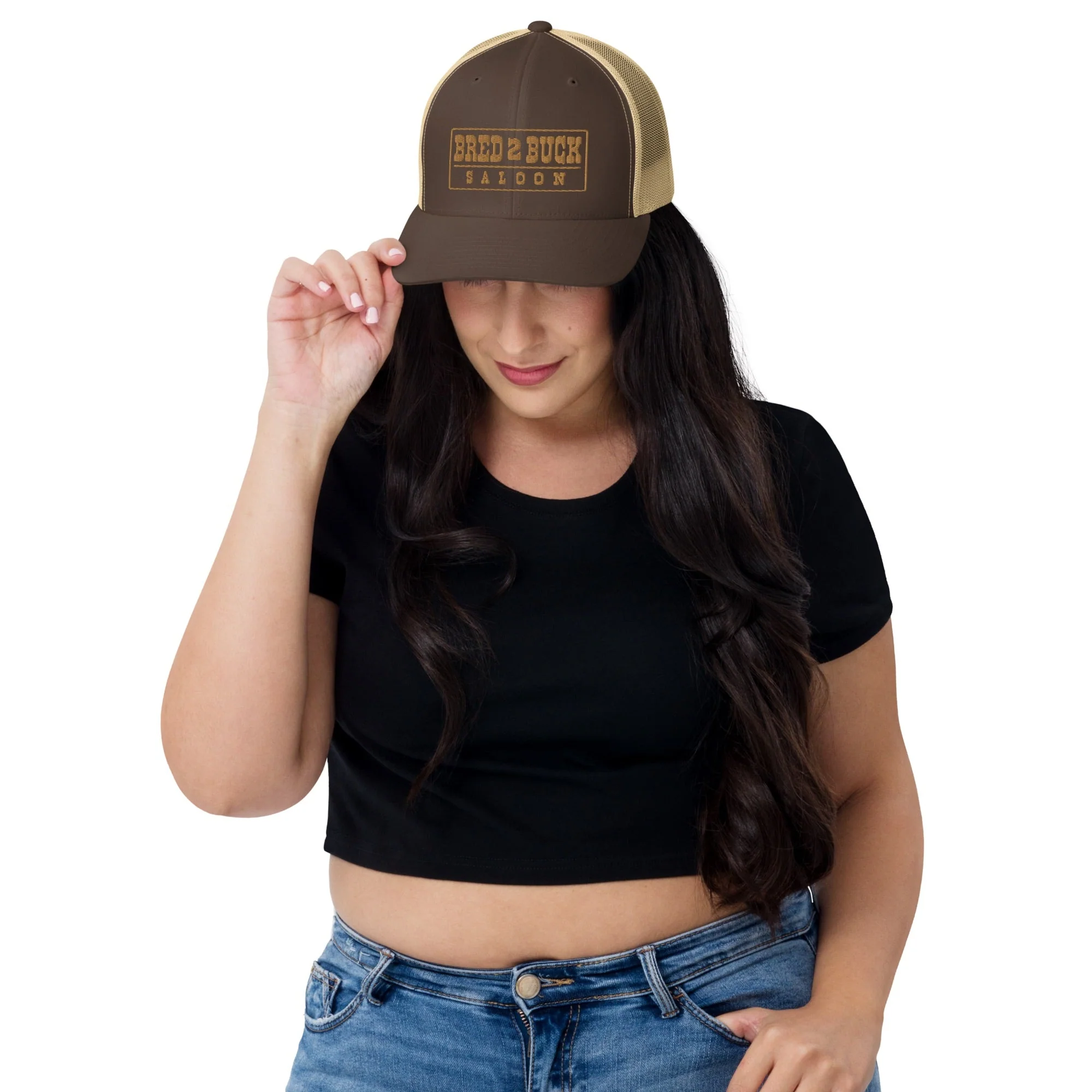 Tulsa King Bred 2 Buck Embroidered Trucker Hat - Image 2