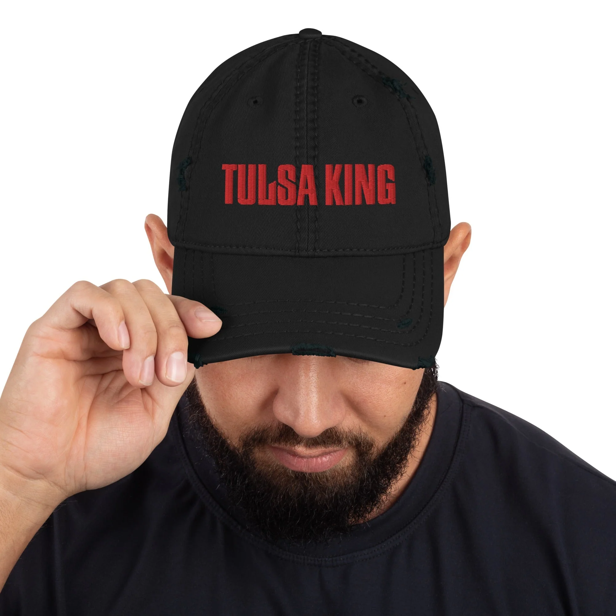 Tulsa King Logo Distressed Dad Hat - Image 2