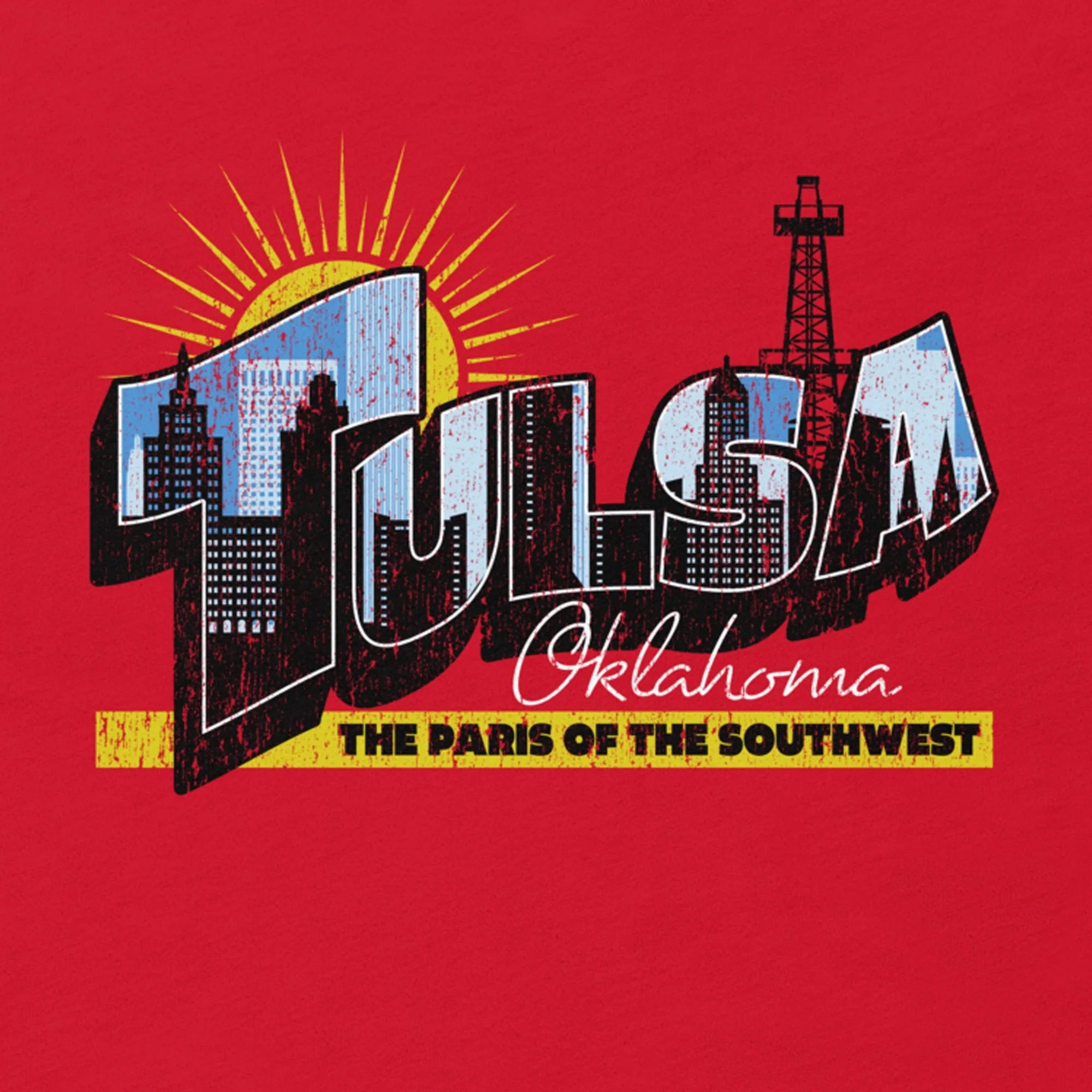 Tulsa King Tulsa Oklahoma Unisex T-Shirt - Image 2