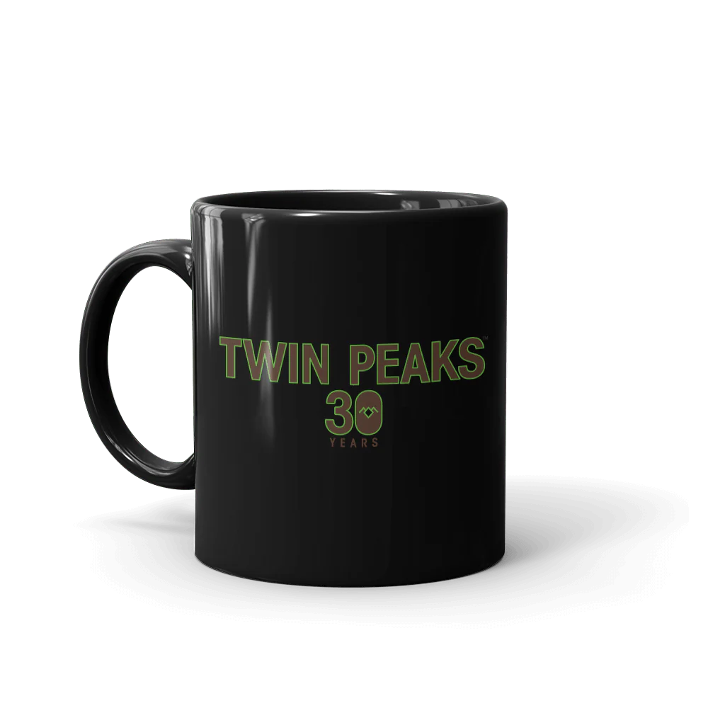Twin Peaks 30th Anniversary Logo Black Mug - Image 3