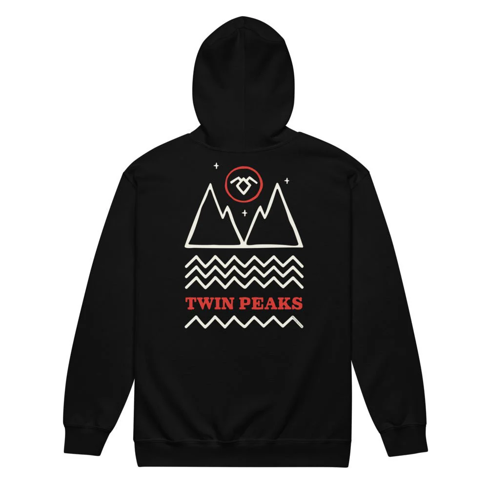 Twin Peaks City Unisex Heavy Blend Zip-Up Hoodie