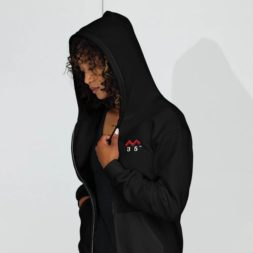 Twin Peaks City Unisex Heavy Blend Zip-Up Hoodie - Image 3