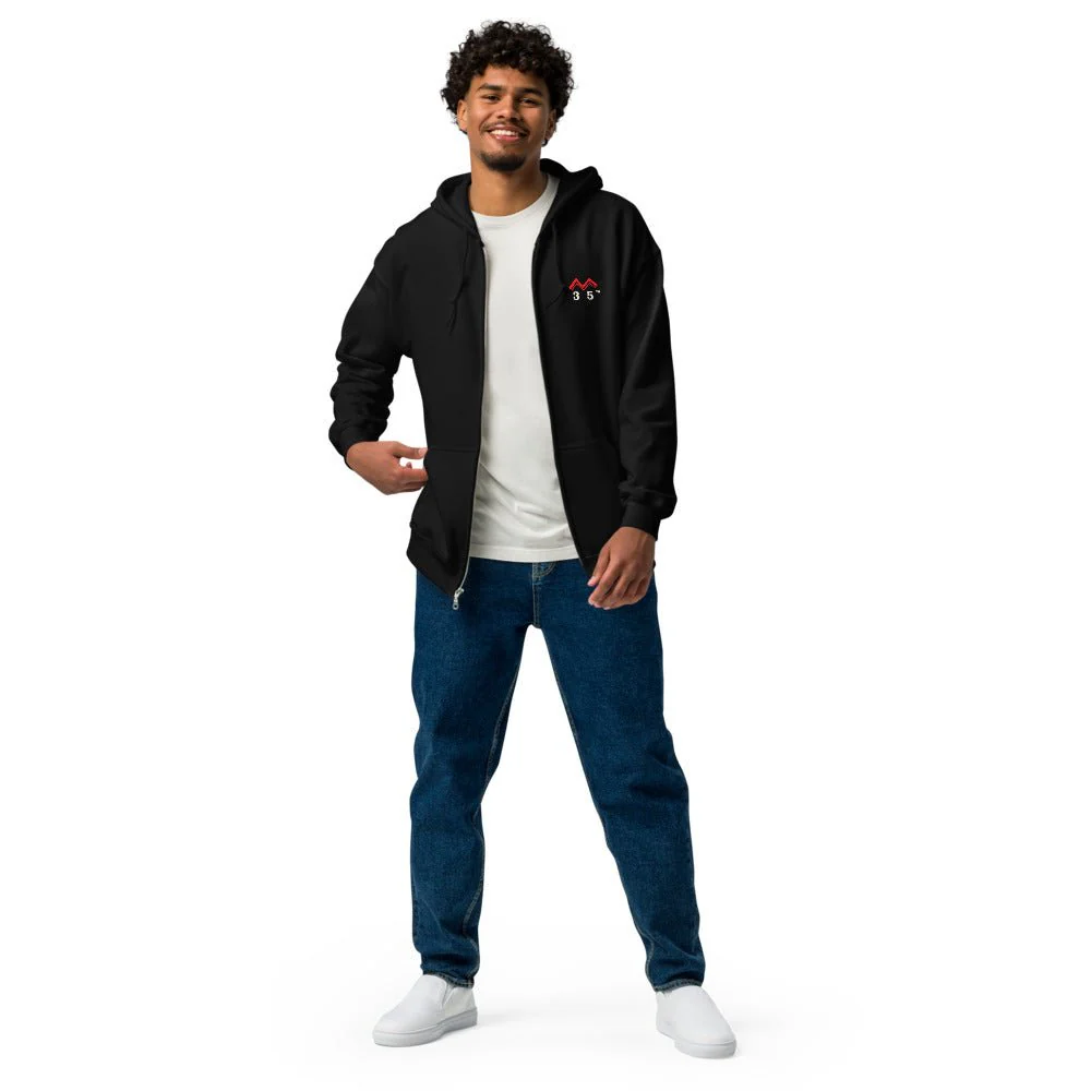Twin Peaks City Unisex Heavy Blend Zip-Up Hoodie - Image 7