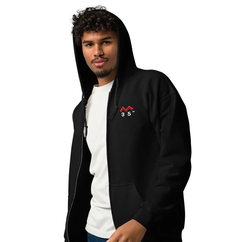 Twin Peaks City Unisex Heavy Blend Zip-Up Hoodie - Image 9