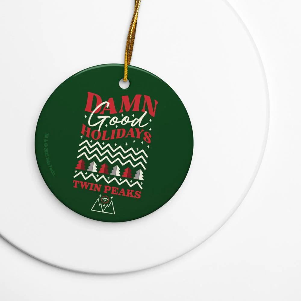 Twin Peaks Damn Good Holidays Ceramic Ornament - Image 4