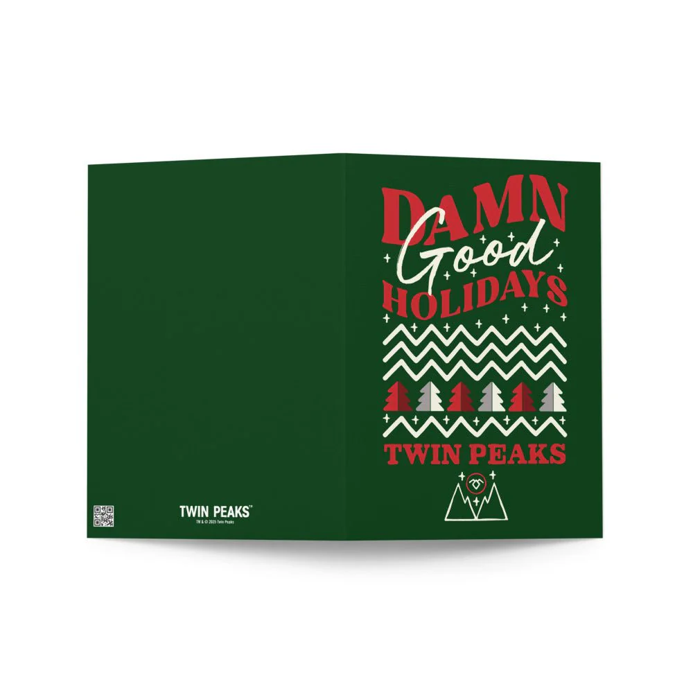 Twin Peaks Damn Good Holidays Greeting Card - Image 2