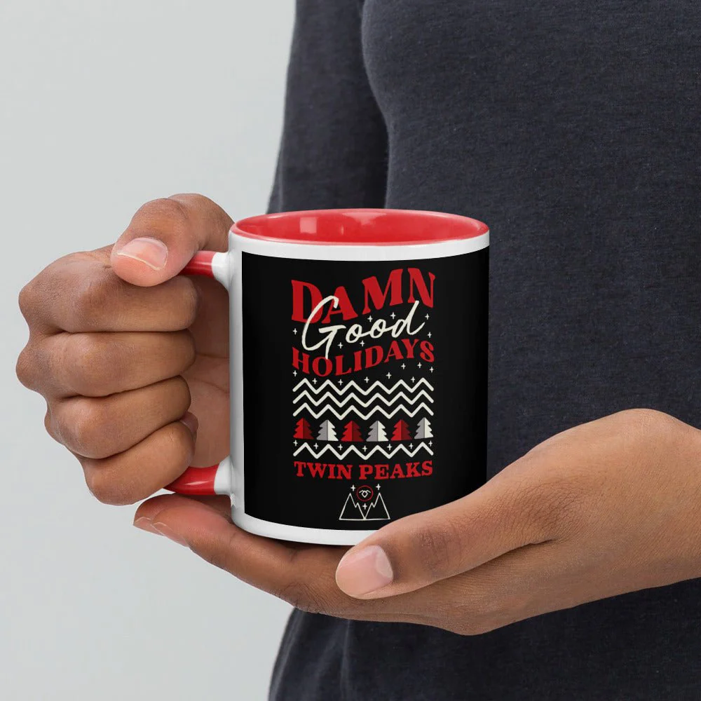 Twin Peaks Damn Good Holidays Two-Tone Mug - Image 4