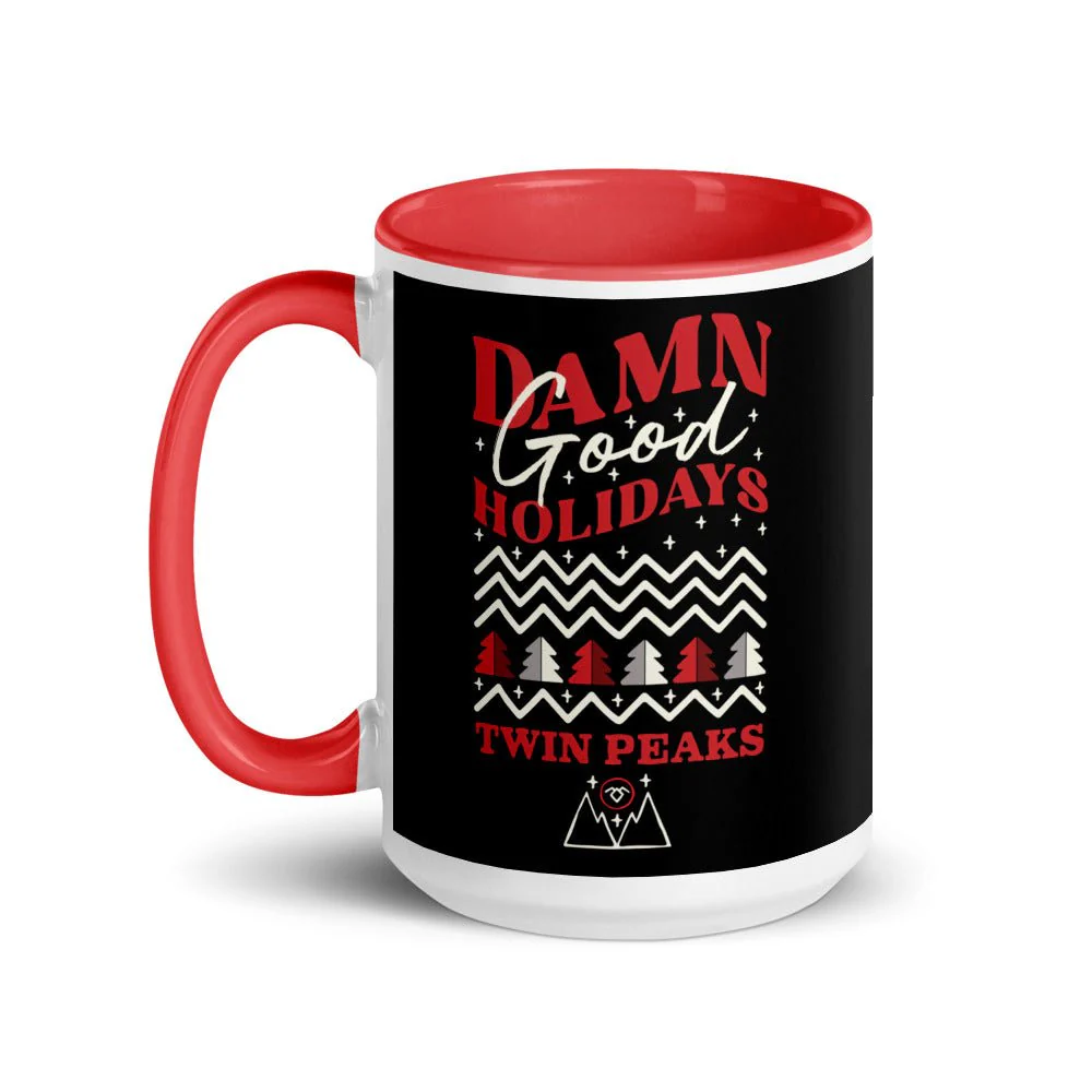 Twin Peaks Damn Good Holidays Two-Tone Mug - Image 5