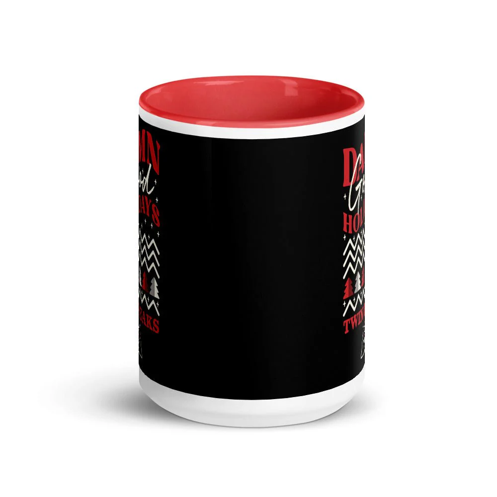 Twin Peaks Damn Good Holidays Two-Tone Mug - Image 7