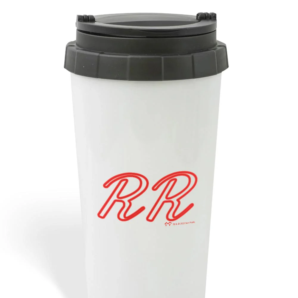 Twin Peaks Double R Diner Neon Logo 16 Stainless Steel Travel Mug - Image 2