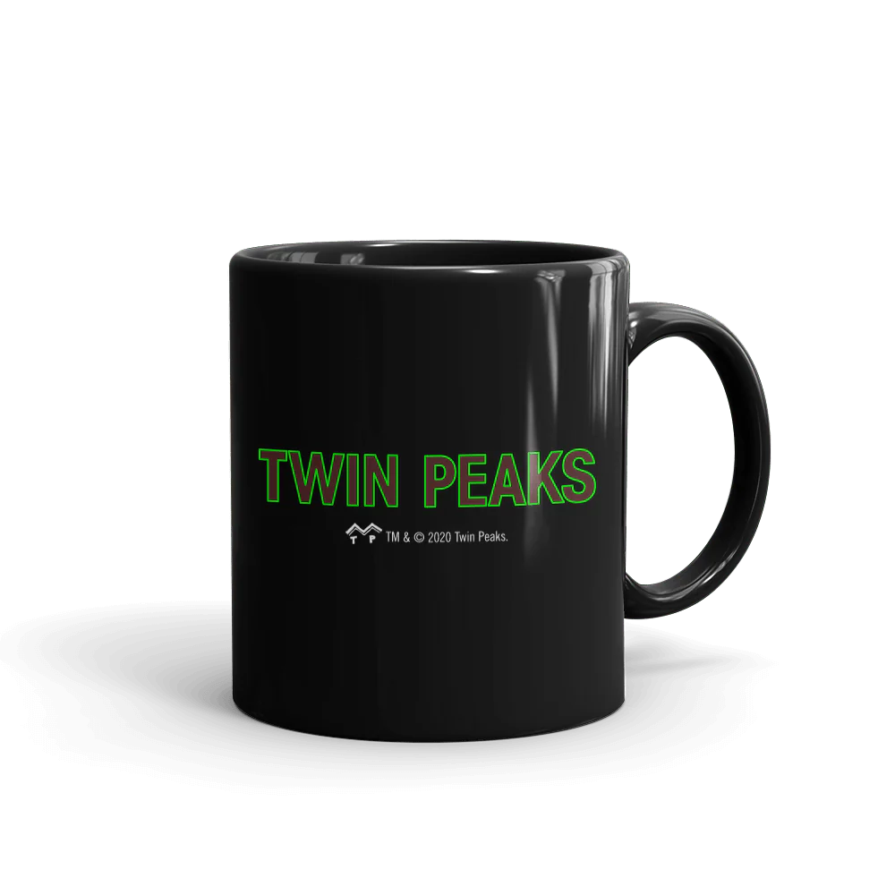 Twin Peaks Golden Orb with Laura Black Mug - Image 3