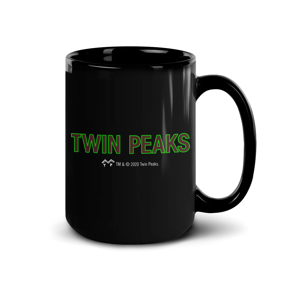 Twin Peaks Golden Orb with Laura Black Mug - Image 5