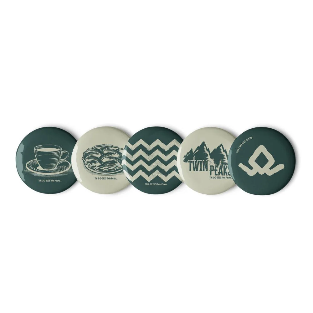 Twin Peaks Icons 5 Pin Set