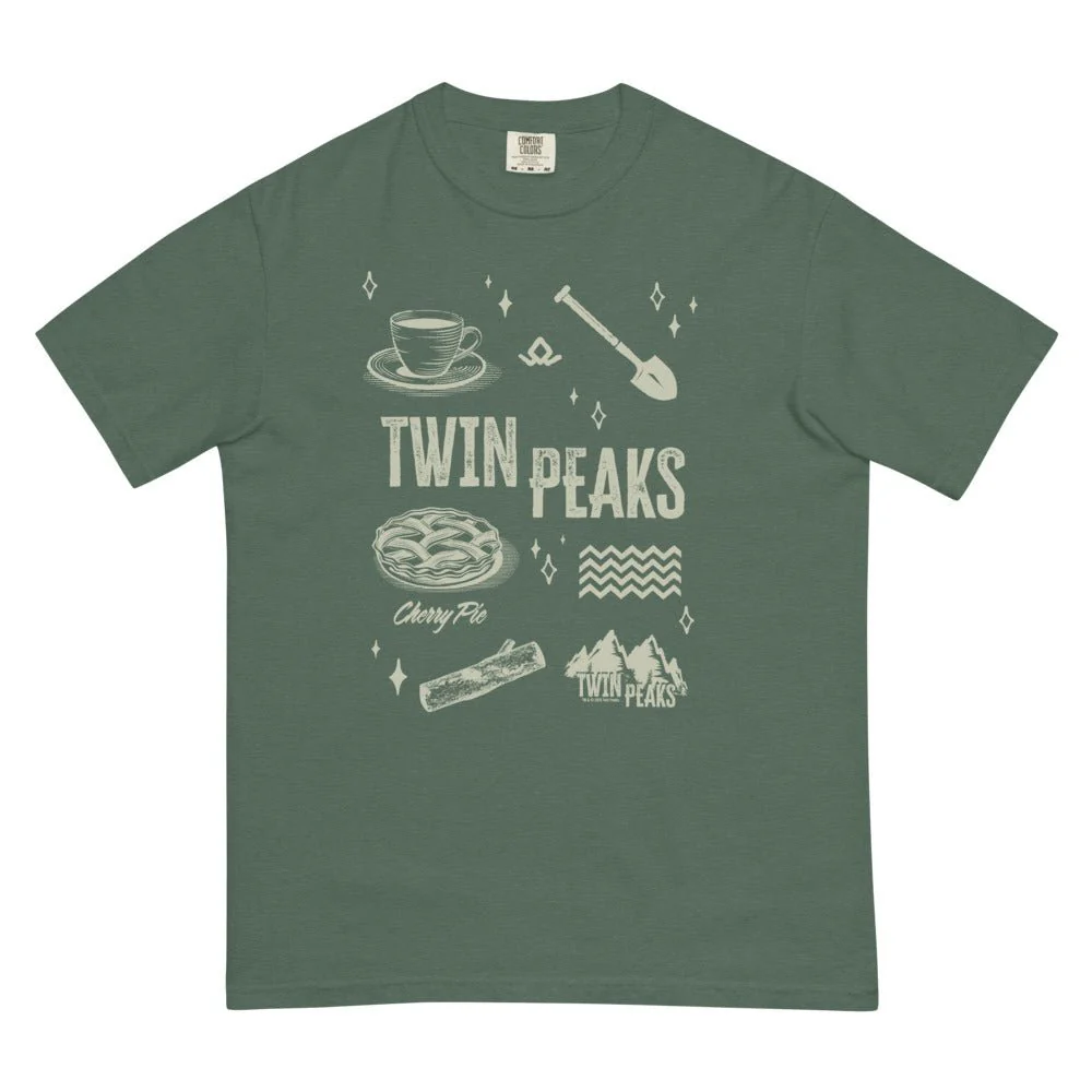 Twin Peaks Icons Comfort Colors T-Shirt