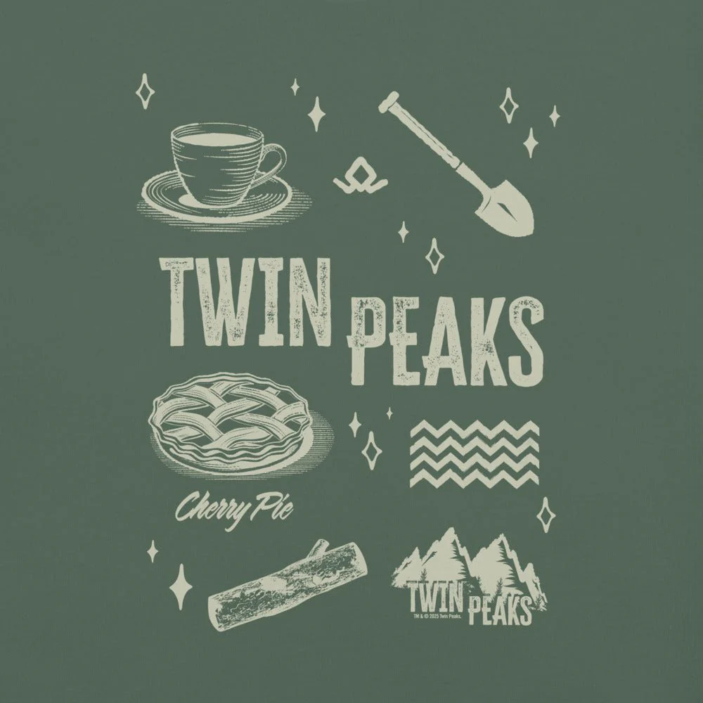 Twin Peaks Icons Comfort Colors T-Shirt - Image 2