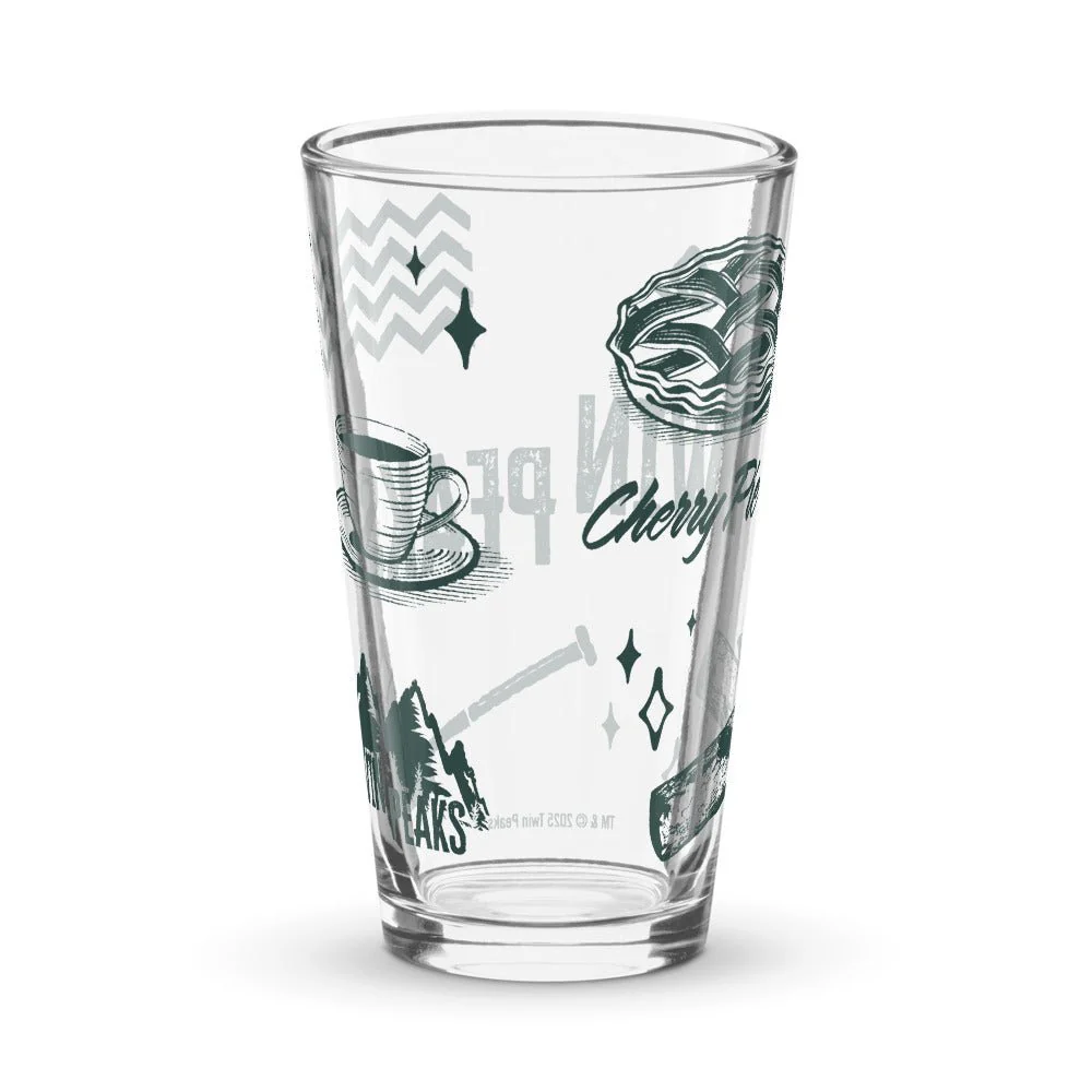 Twin Peaks Icons Shaker Pint Glass - Image 4