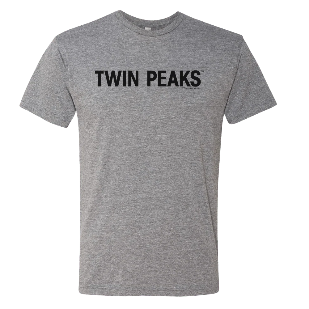 Twin Peaks Logo Men's Tri-Blend T-Shirt