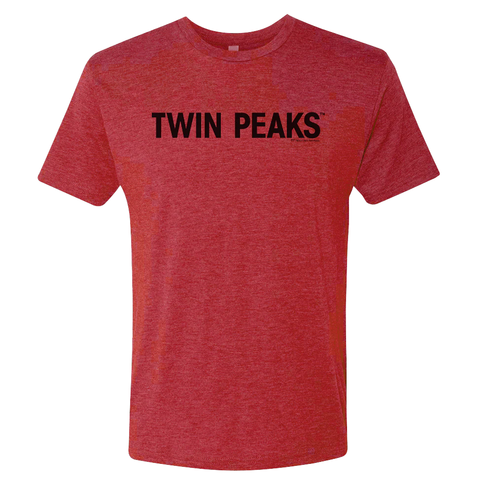 Twin Peaks Logo Men's Tri-Blend T-Shirt - Image 4