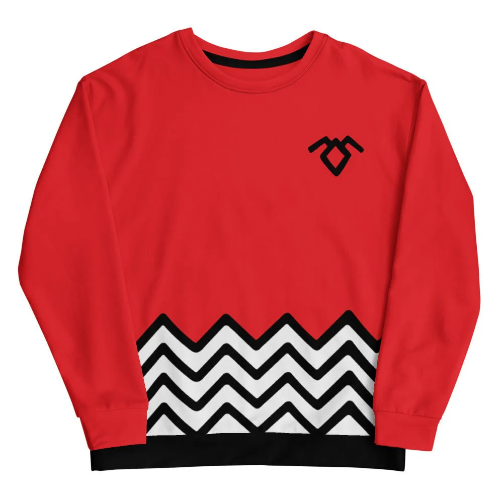 Twin Peaks Pattern Unisex Crew Neck Sweatshirt