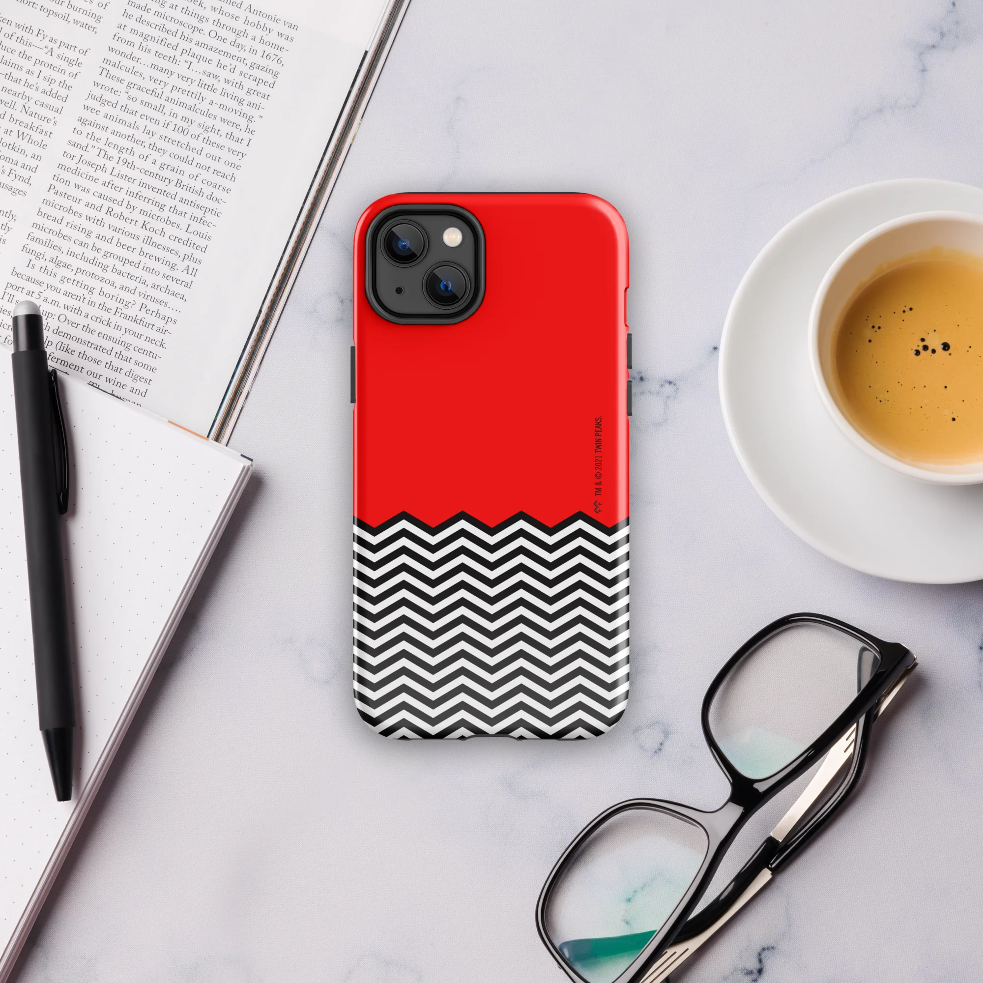Twin Peaks Red Room Chevron Tough Phone Case - iPhone - Image 25