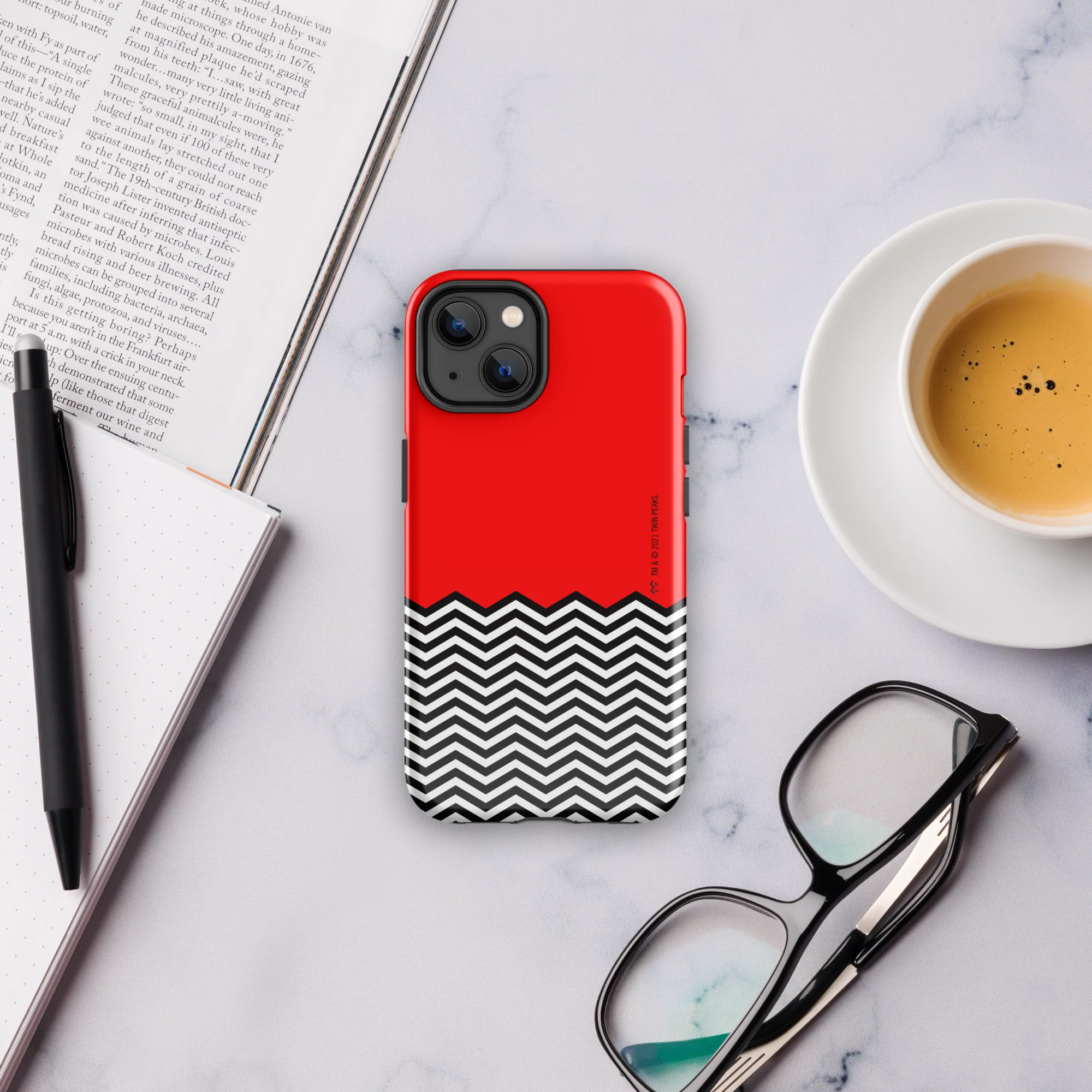 Twin Peaks Red Room Chevron Tough Phone Case - iPhone - Image 28