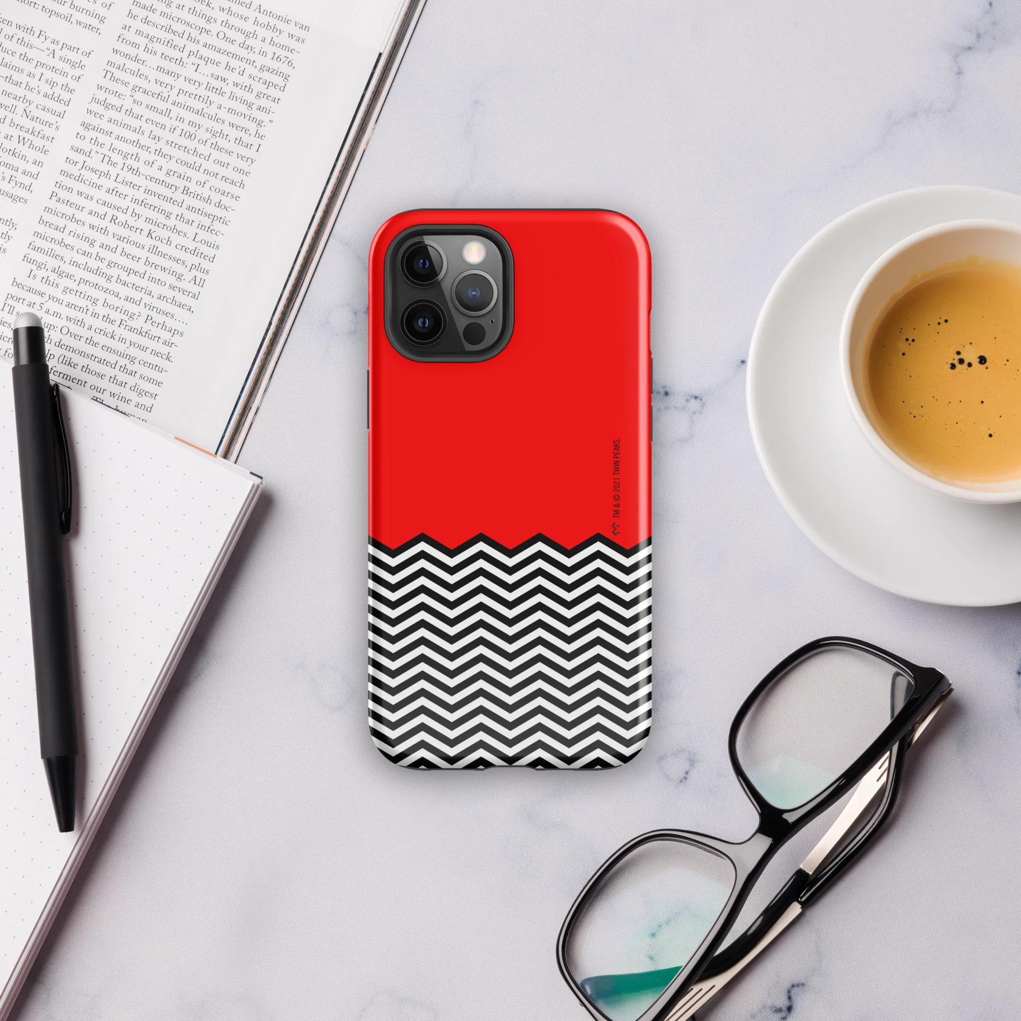 Twin Peaks Red Room Chevron Tough Phone Case - iPhone - Image 43