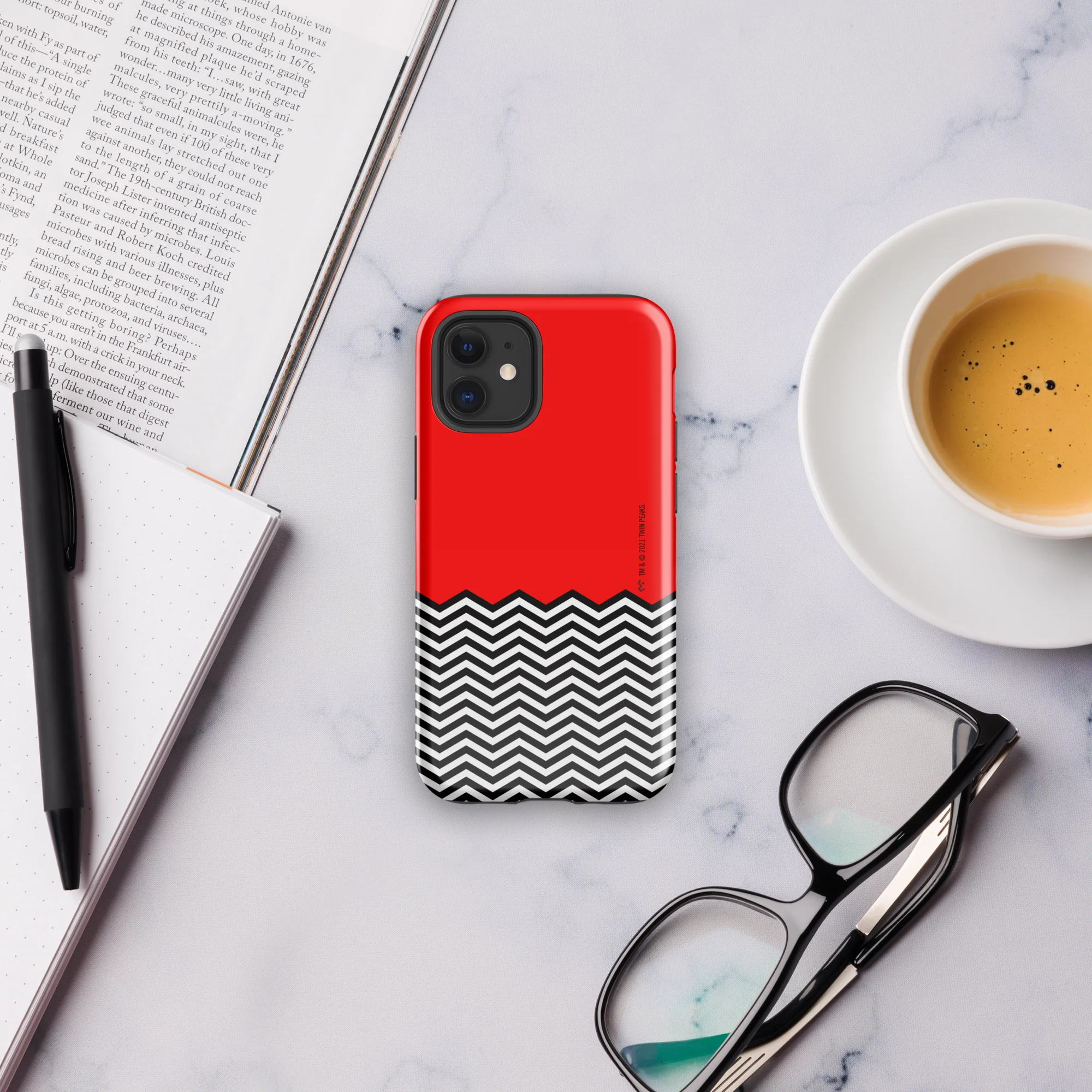 Twin Peaks Red Room Chevron Tough Phone Case - iPhone - Image 49