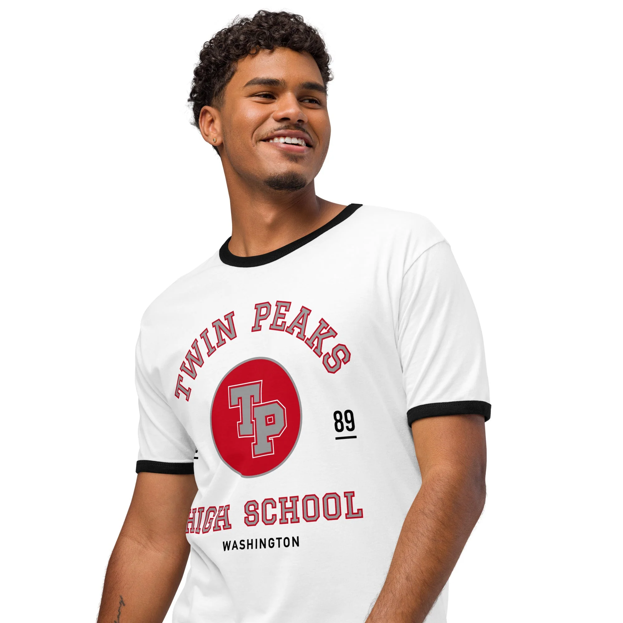 Twin Peaks Ringer T-Shirt High School - Image 3