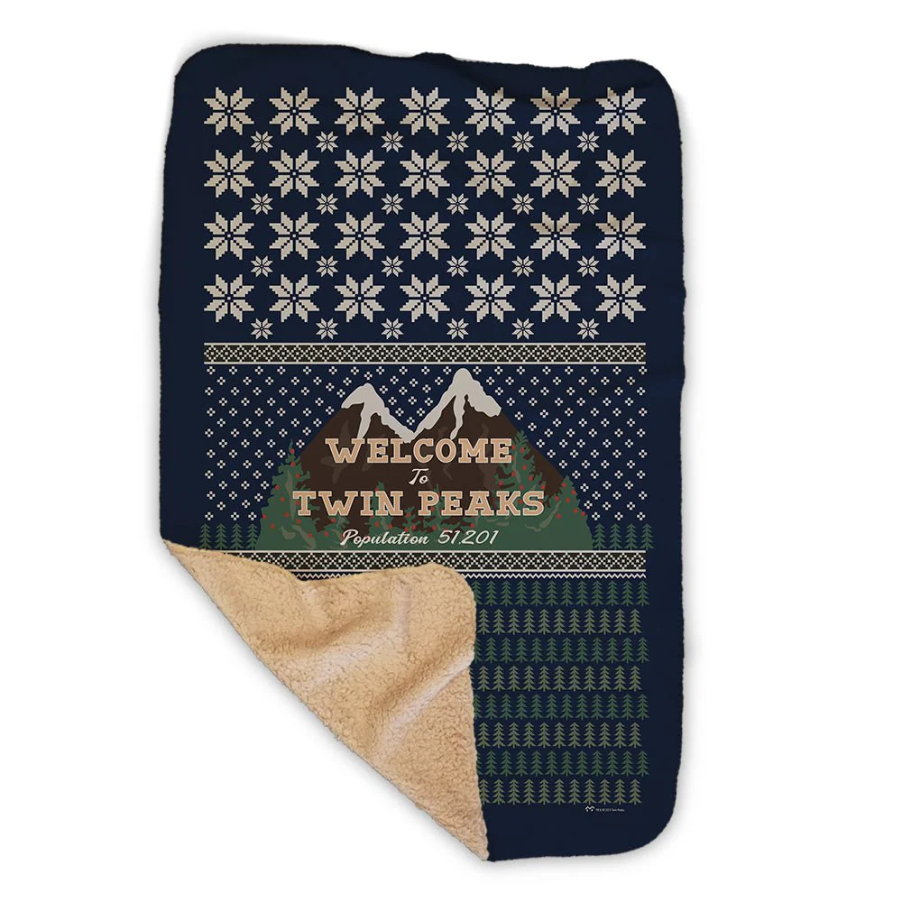 Twin Peaks Welcome to Twin Peaks Sherpa Blanket