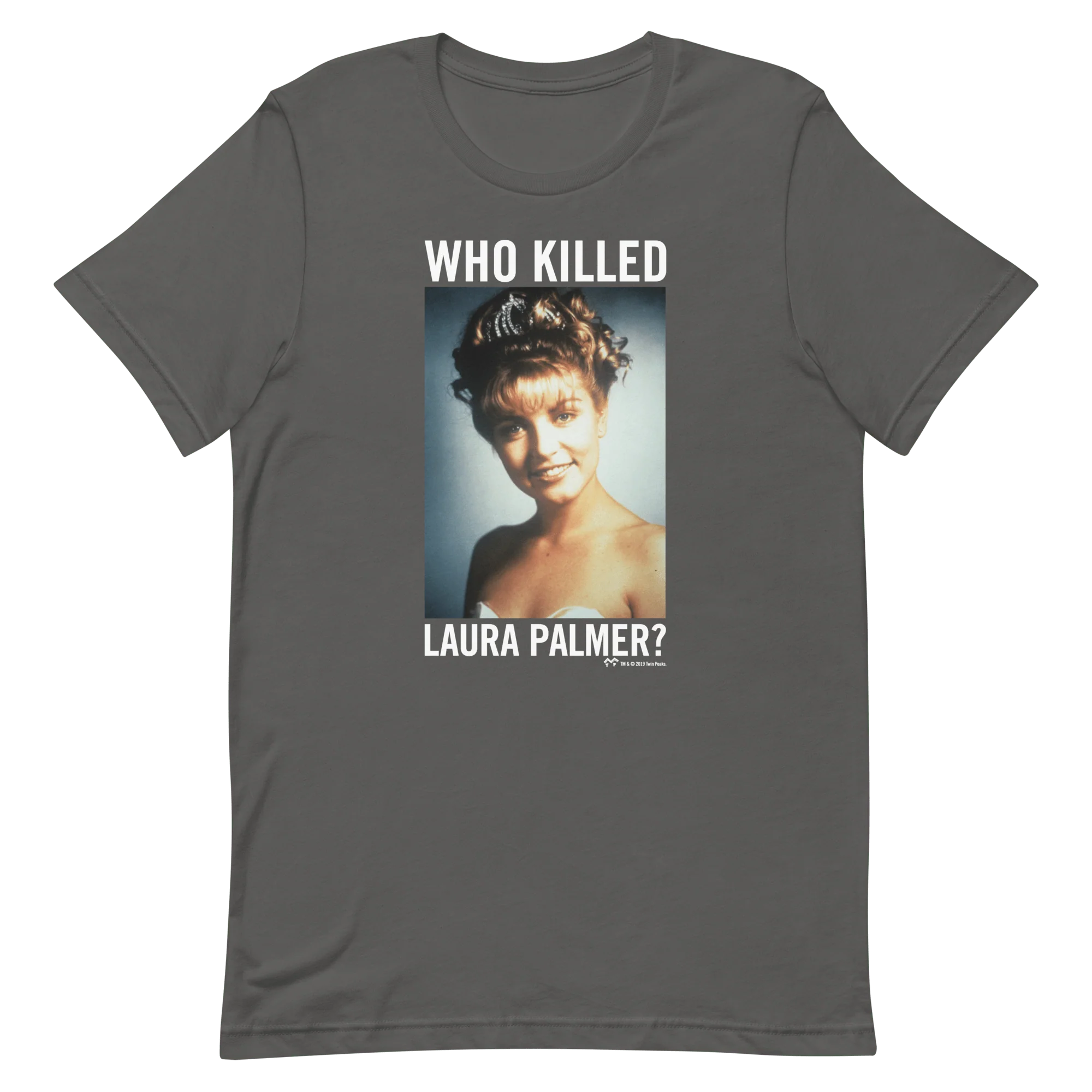 Twin Peaks Who Killed Laura Palmer? Adult Short Sleeve T-Shirt - Image 4